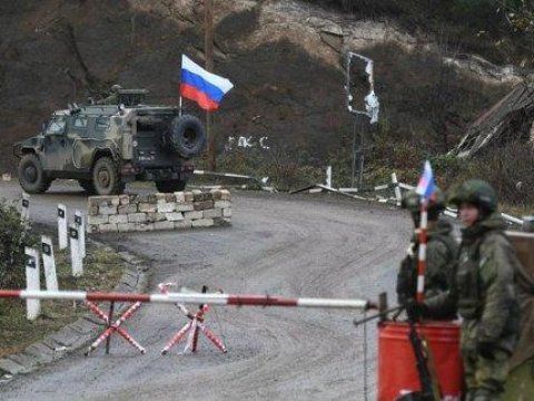 Sülhməramlıların daha bir avtomobili Xankəndiyə keçdi