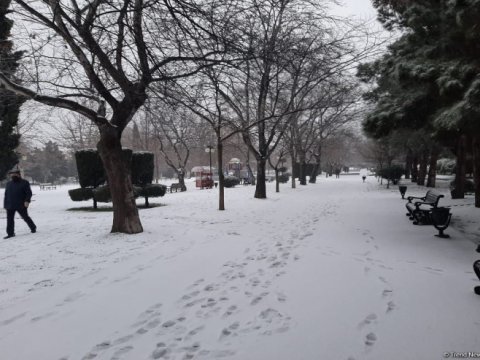 30 sm qar yağıb, 17 dərəcə şaxta olub - FAKTİKİ HAVA