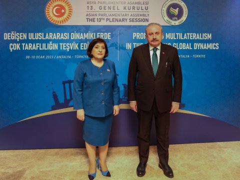 Sahibə Qafarova Şentopla görüşüb - YENİLƏNİB 