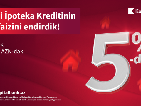Yeni ildə arzuladığınız evi Kapital Bank-la alın!