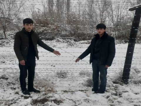 İrana keçmək istəyən azərbaycanlı gənclər saxlanıldı - FOTO