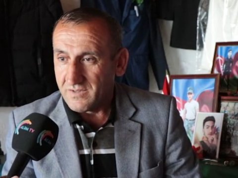Lənkəranda şəhid atası özünü BIÇAQLADI