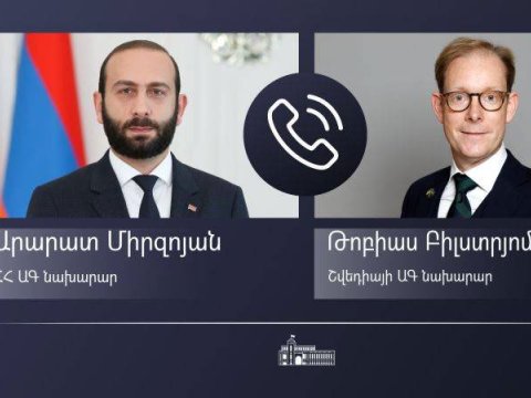 Mirzoyan isveçli nazirlə Laçın yolunu müzakirə etdi