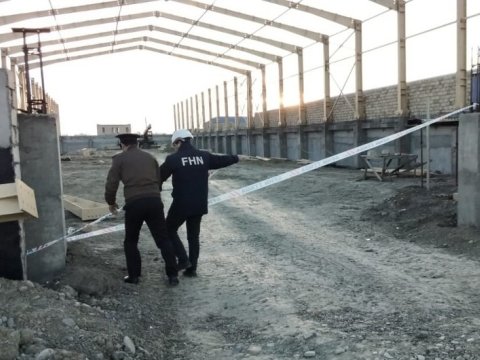 Mingəçevirdə qanunsuz tikilinin qarşısı alındı - VİDEO