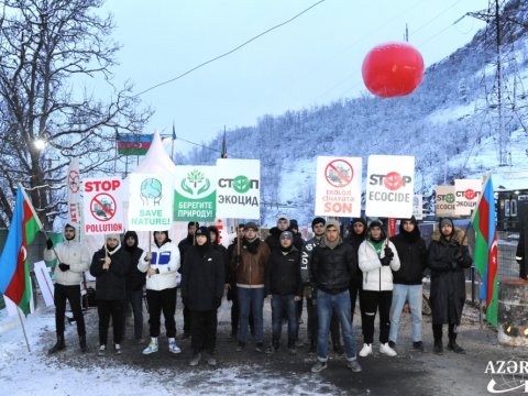 Laçın yolu: Aksiya 33 gündür davam edir