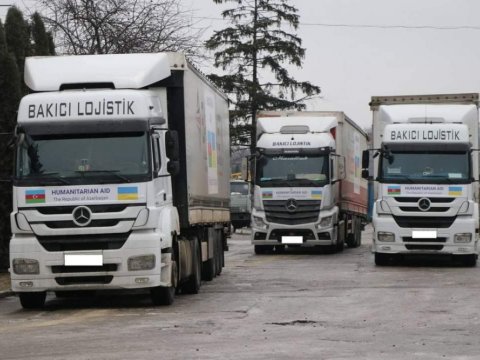 Azərbaycanın göndərdiyi yardım Ukraynaya çatdırıldı