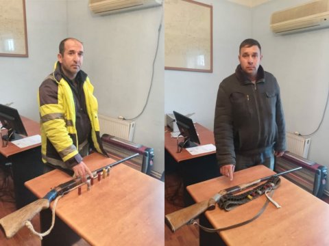 Evdə avtomat və narkotik saxlayanlar ələ keçdi - FOTO