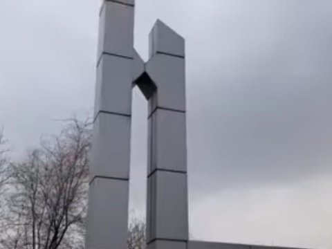 Naxçıvanda kommunistlərin abidəsi söküldü - FOTO