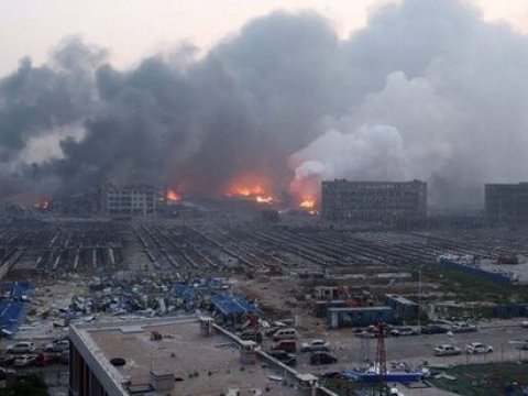 Çində zavod partladı - Xeyli sayda ölən var