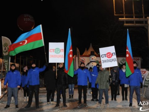 Laçın yolunda aksiya gecə saatlarında da davam edir