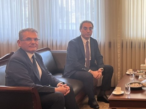 Naxçıvan və Gəncədəki baş konsullar səfirliyə gəldi - FOTO