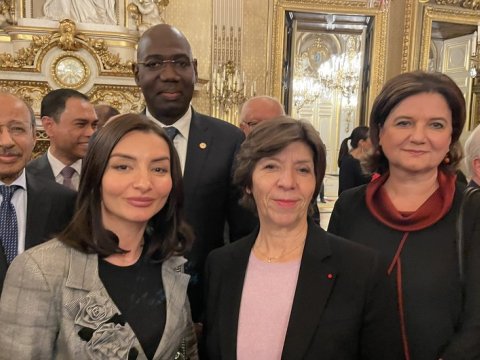 Leyla Abdullayeva Fransa XİN başçısı ilə görüşdü 