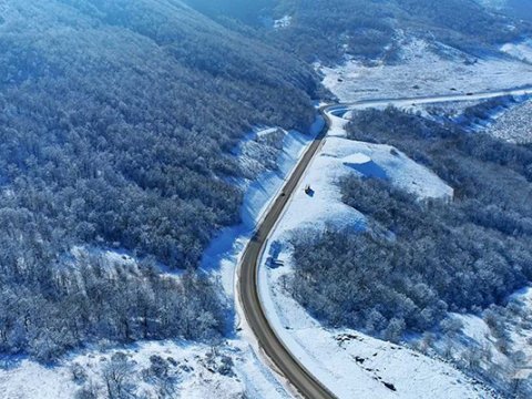 “Zəfər yolu” qara büründü - VİDEO+FOTOLAR
