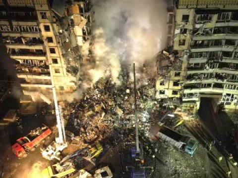 Dneprdə raket hücumu nəticəsində ölənlərin sayı 45-ə çatıb 