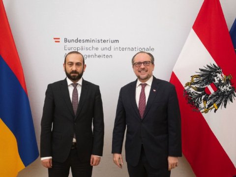Mirzoyan Avstriya XİN başçısı ilə görüşdü
