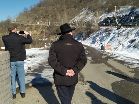 Xarici jurnalistlər Xankəndi-Laçın yolna gəldilər