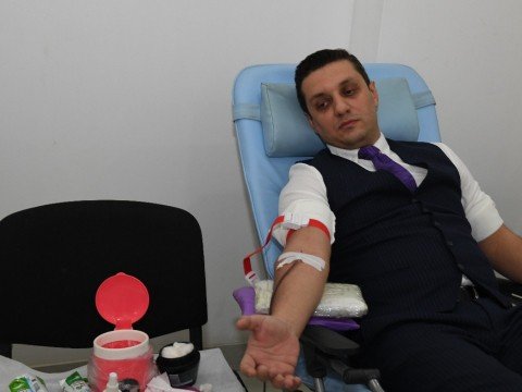 Dövlət Komitəsində qanvermə aksiyası keçirildi - FOTOLAR