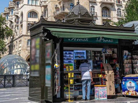 Bakıda köşkdən lotereya oğurlandı