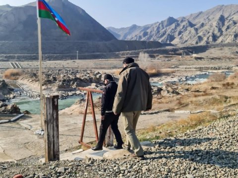 Ukraynalı jurnalistlər Cəbrayıl və Zəngilanda olublar - FOTOLAR