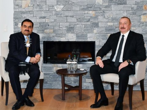İlham Əliyev “Adani Group”un rəhbəri ilə görüşdü