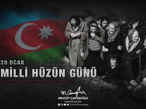 Çavuşoğludan 20 Yanvar PAYLAŞIMI