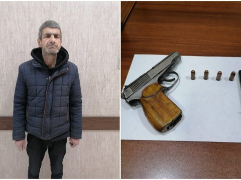 Bakıda silah satan şəxs ələ keçdi