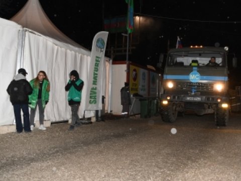 Sülhməramlıların daha iki maşını aksiya ərazisindən keçdi 