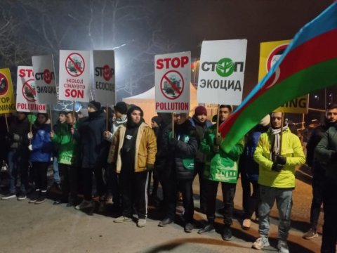 Laçın-Xankəndi yolu: Ekofəllar 42 gecədir etiraz edir