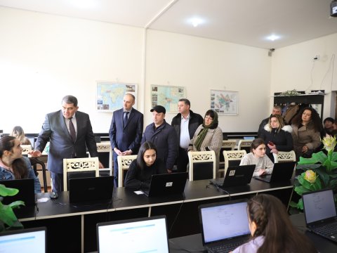 İmtahan sessiyasına ictimai baxış keçirilib - FOTOLAR