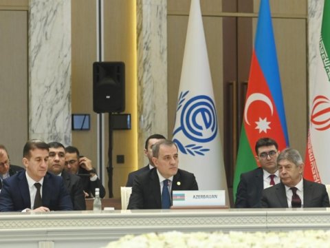 Ceyhun Bayramov Daşkənddə Zəngəzur dəhlizindən DANIŞDI