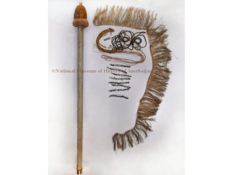 Qarabağ xanına məxsus bayraq bərpa olunub