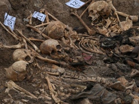 Daşaltıda tapılan meyit qalıqlarının eyniləşdirilməsi aparılır - RƏSMİ