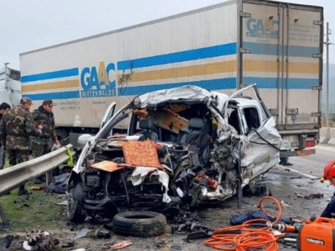 İti vurmamaq üçün ağır qəza törətdi - VİDEO