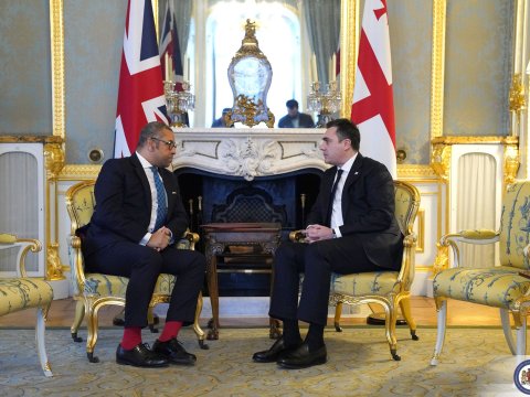 Gürcüstan XİN başçısı britaniyalı həmkarı ilə görüşdü