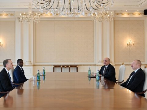 İlham Əliyev şirkət rəhbərini qəbul etdi