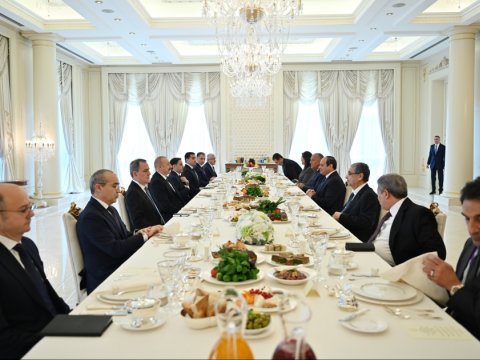 Ali qonağın şərəfinə nahar verildi