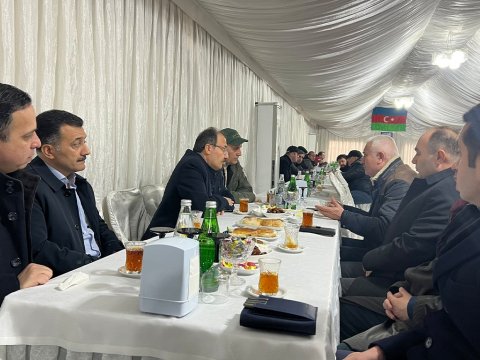 Türkiyə səfiri Orxan Əsgərovun yas mərasimində - FOTO