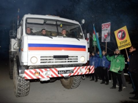 Rusların neçə maşını aksiya ərazisindən keçib?