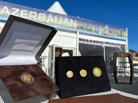 “AzerGold”un qızıl sikkə kolleksiyaları İsveçrədə nümayiş olunur