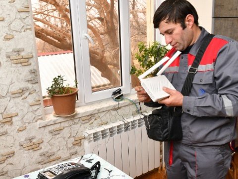 Şəkinin kəndinə yüksəksürətli internet çəkildi - FOTOLAR
