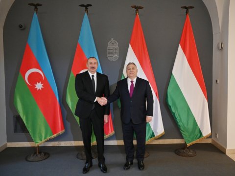 İlham Əliyev Viktor Orbanla görüşüb - YENİLƏNİB 