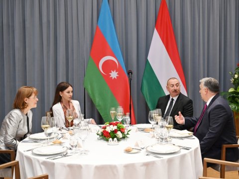 Prezident və xanımının şərəfinə nahar verildi - YENİLƏNİB 