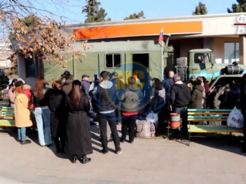 Ruslar Qarabağdan çıxarıldı - VİDEO