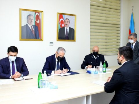 Muxtar Babayev Naftalanda vətəndaşları qəbul edib