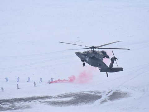 Pilotlarımız şərti düşmən hədəflərini məhv etdilər - FOTOLAR