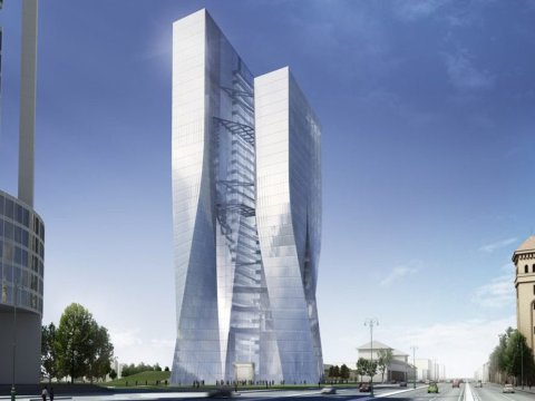 Mərkəzi Bankın yeni binasının tikintisi dayandırılıb? - Sədrdən açıqlama