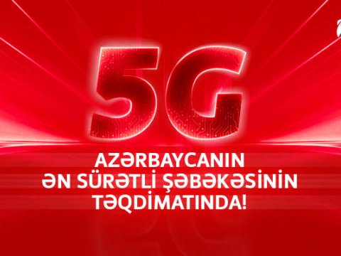 Bakcell Bakının mərkəzi ərazilərində 5G-ni təqdim edib!