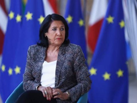 Rusiya təkcə Ukraynadan deyil, Gürcüstandan da çıxmalıdır - Zurabişvili