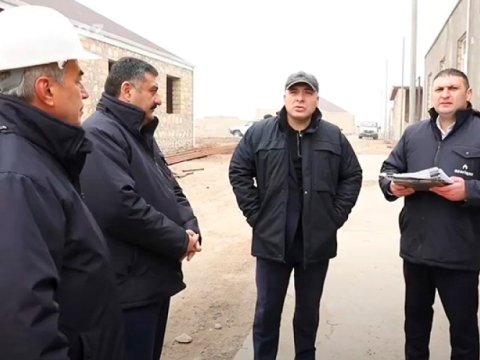 “Azəriqaz” rəhbərliyi Göygöldə qazlaşma işlərini yoxladı - VİDEO