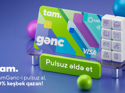 TamGənc kartını ABB-dən pulsuz əldə et!